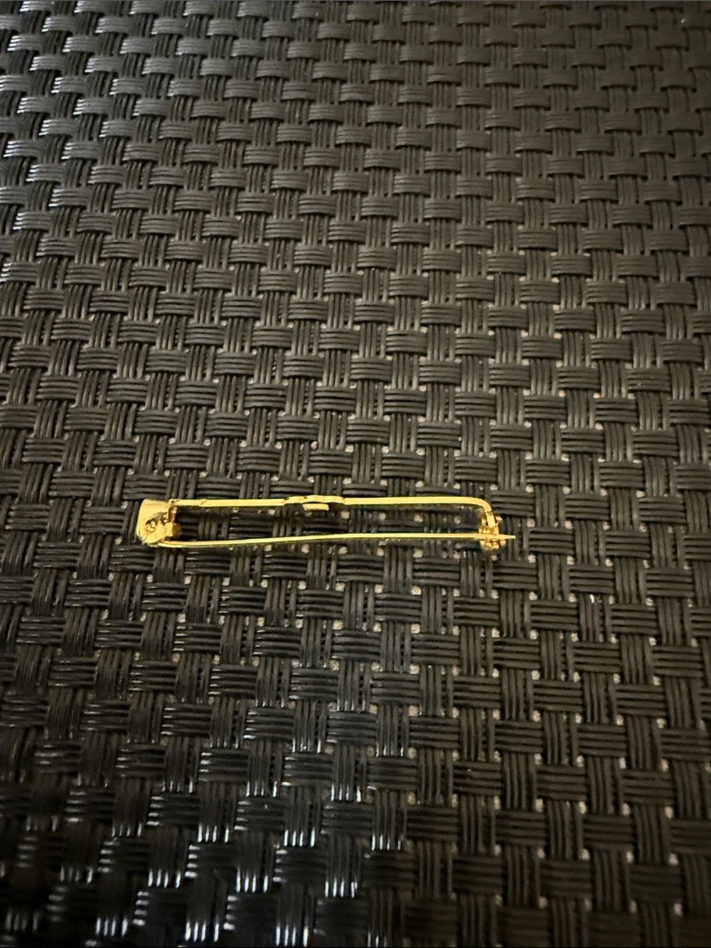 Gold Tone Bar Pin Brooch